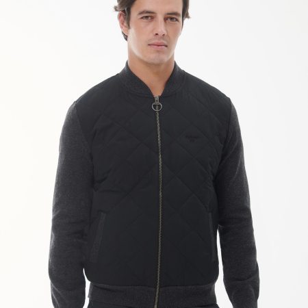 Barbour Essential Jacke Quilted Zip-Thru Pullover Herren Kampagne Grey