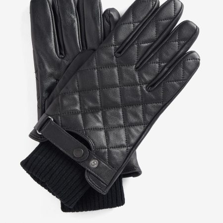 Barbour Handschuhe Quilted Leather Standard Herren Hüte, Mützen & Handschuhe